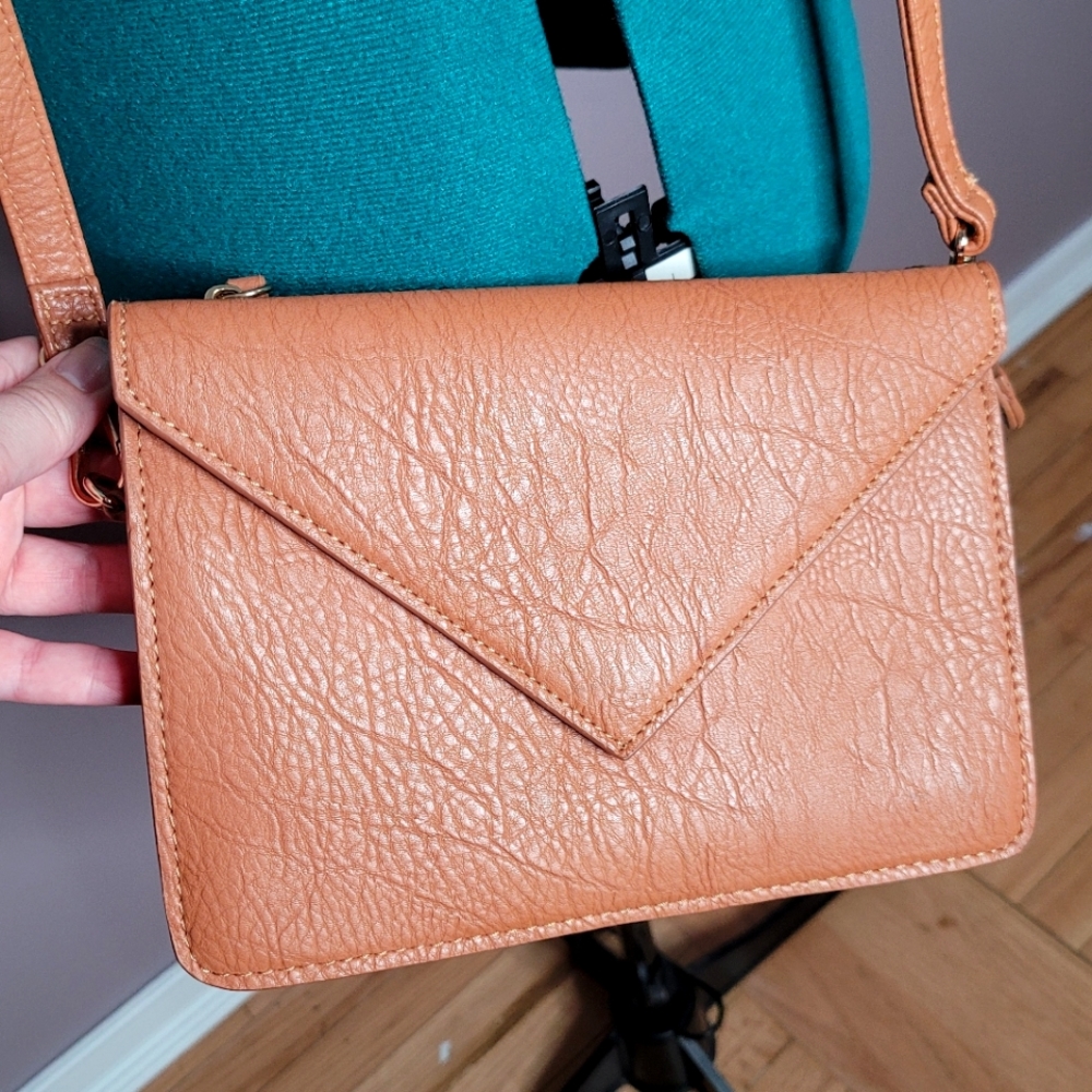 Charming Charlie Crossbody Faux Leather Purse